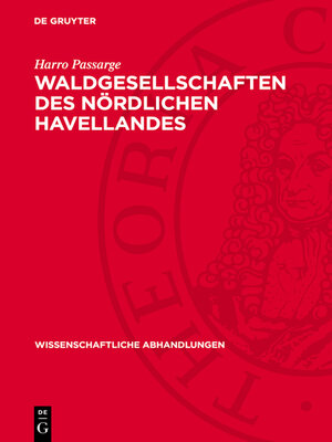 cover image of Waldgesellschaften des nördlichen Havellandes